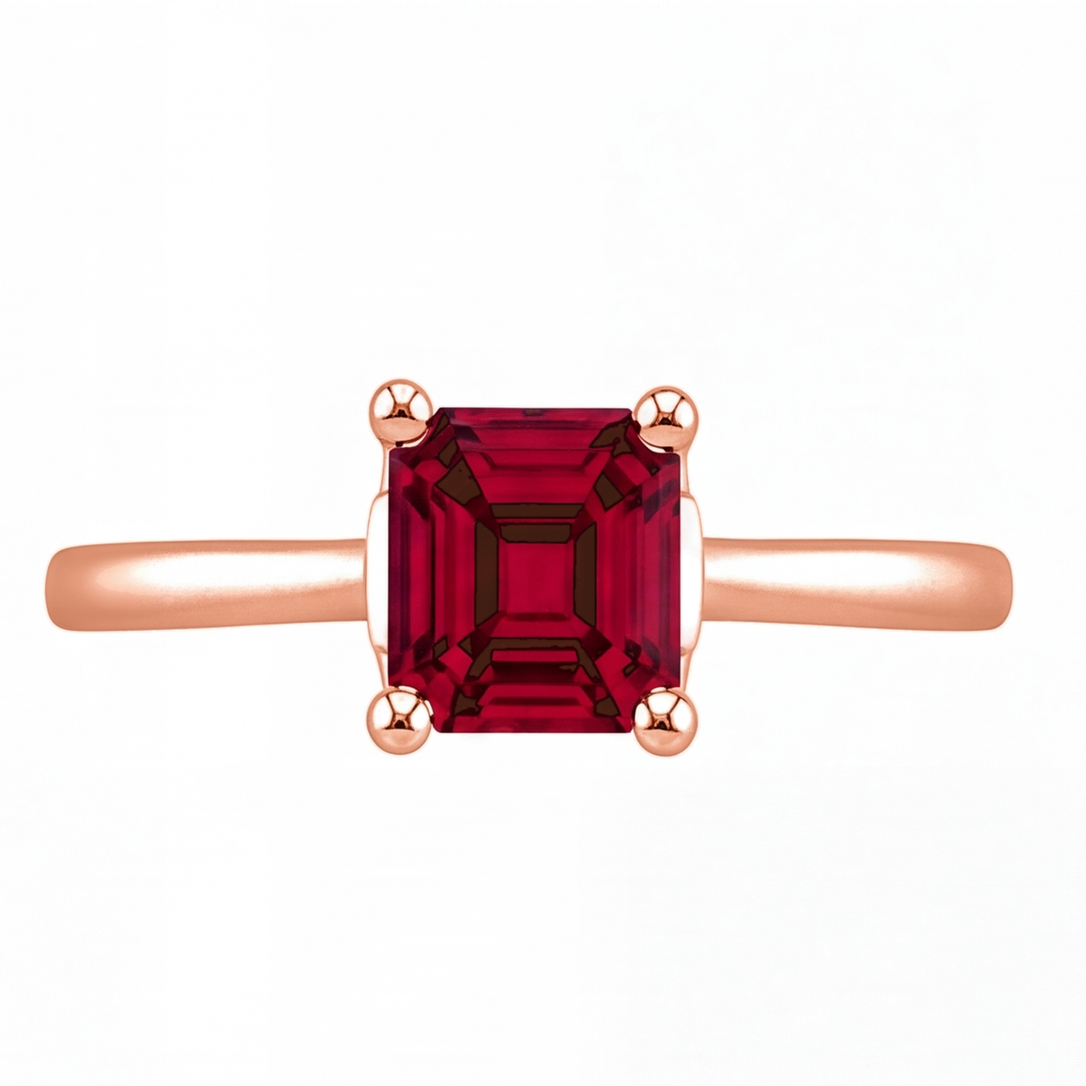 Xiomara engagement ring by Tiani Jewellery shown in rose gold, white gold and yellow gold.