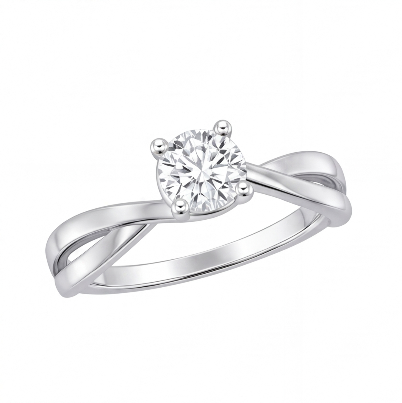 Della engagement ring by Tiani Jewellery shown in rose gold, white gold and yellow gold.
