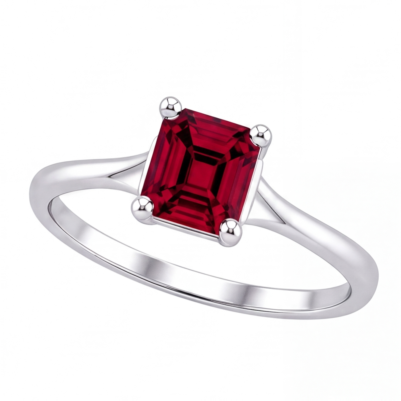 Xiomara engagement ring by Tiani Jewellery shown in rose gold, white gold and yellow gold.