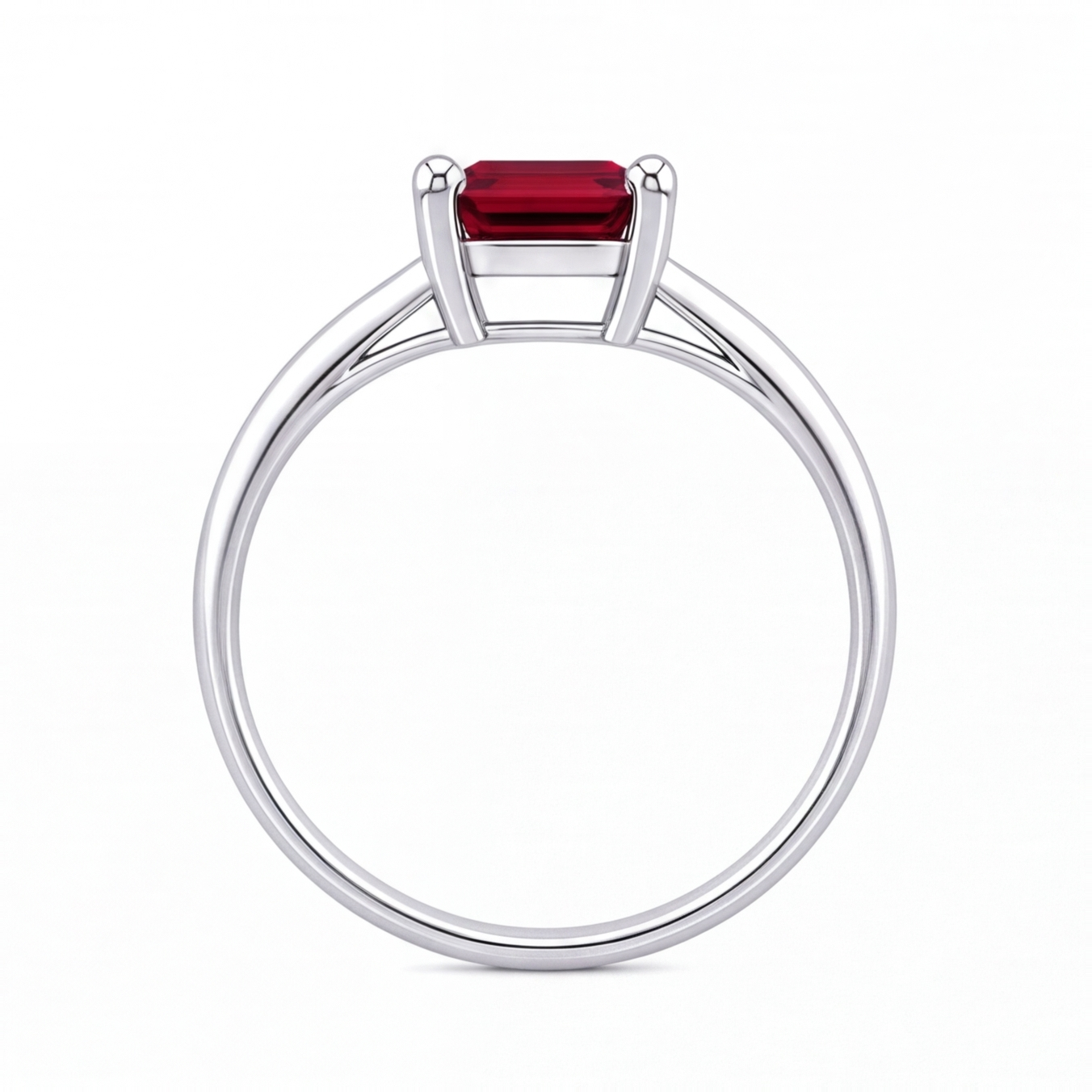 Xiomara engagement ring by Tiani Jewellery shown in rose gold, white gold and yellow gold.