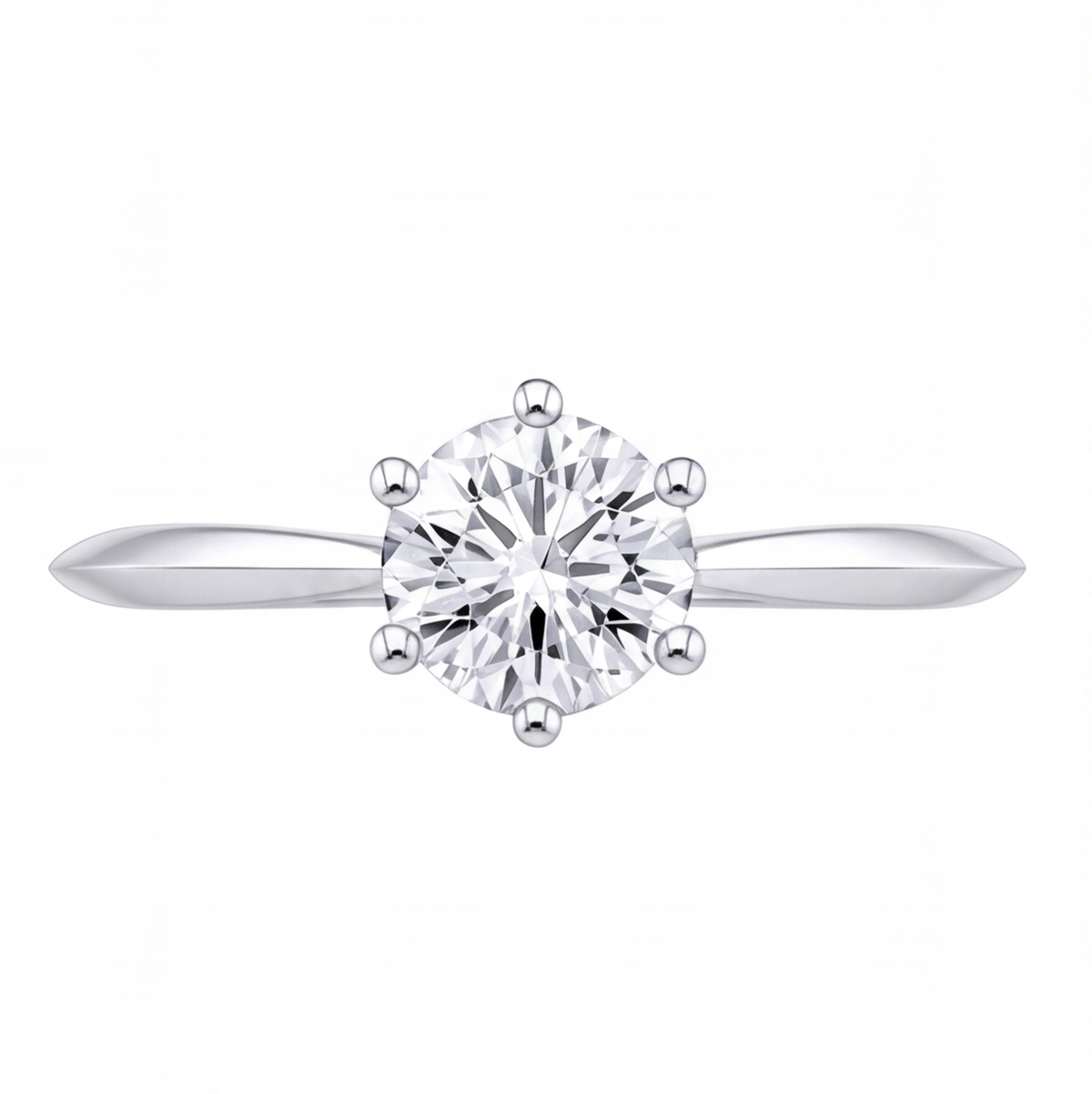 Davina engagement ring by Tiani Jewellery shown in rose gold, white gold and yellow gold.