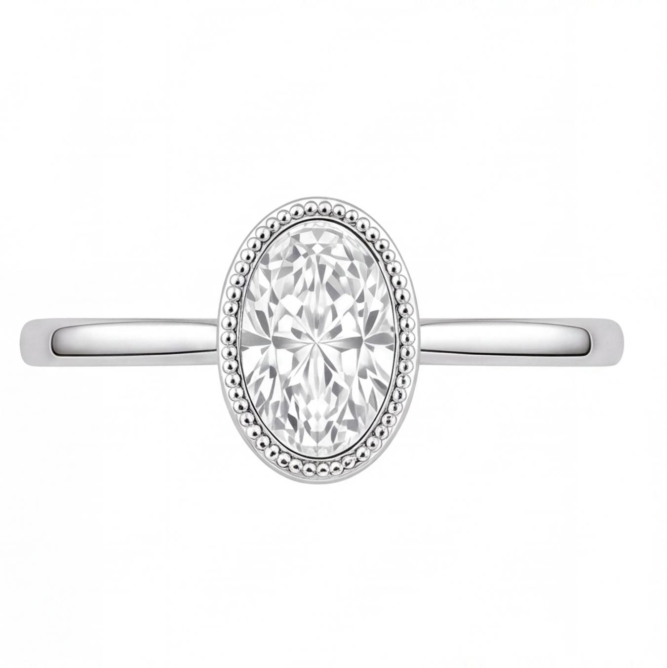Niamh engagement ring by Tiani Jewellery shown in rose gold, white gold and yellow gold.