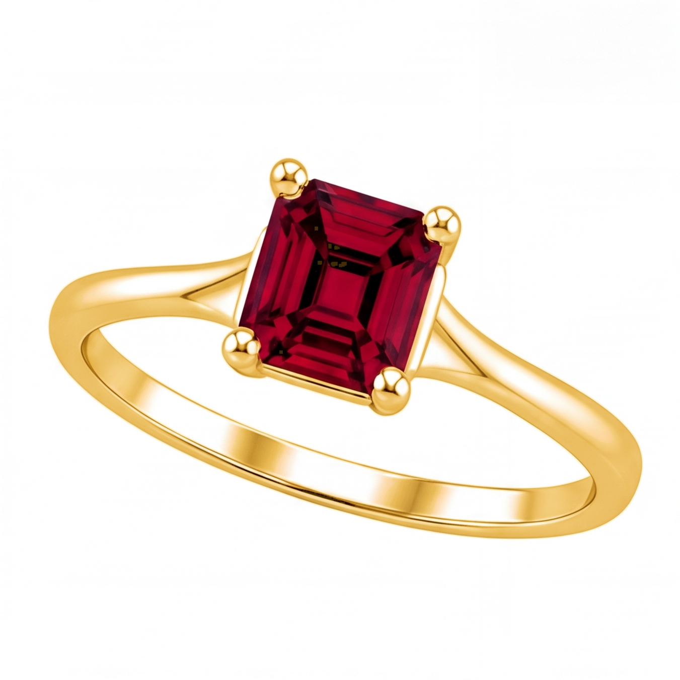 Xiomara engagement ring by Tiani Jewellery shown in rose gold, white gold and yellow gold.