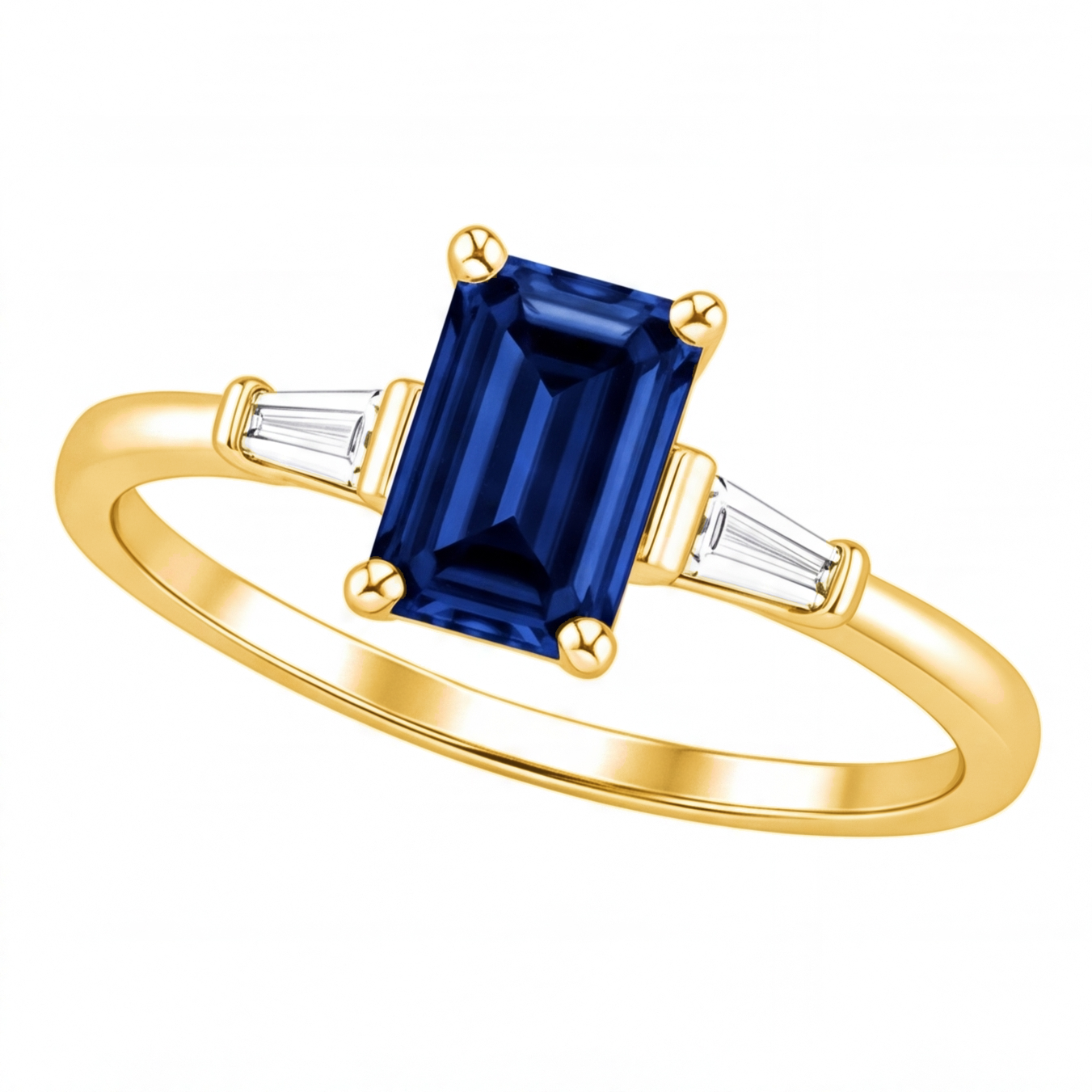 Raisa engagement ring by Tiani Jewellery shown in rose gold, white gold and yellow gold.