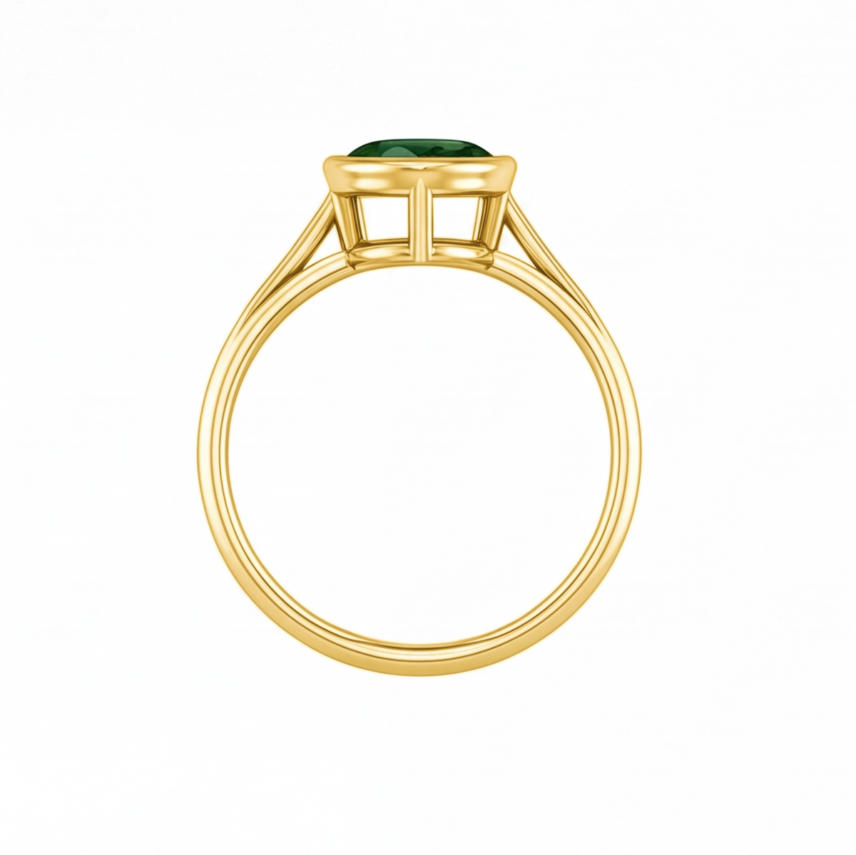 Brisa engagement ring by Tiani Jewellery shown in rose gold, white gold and yellow gold.