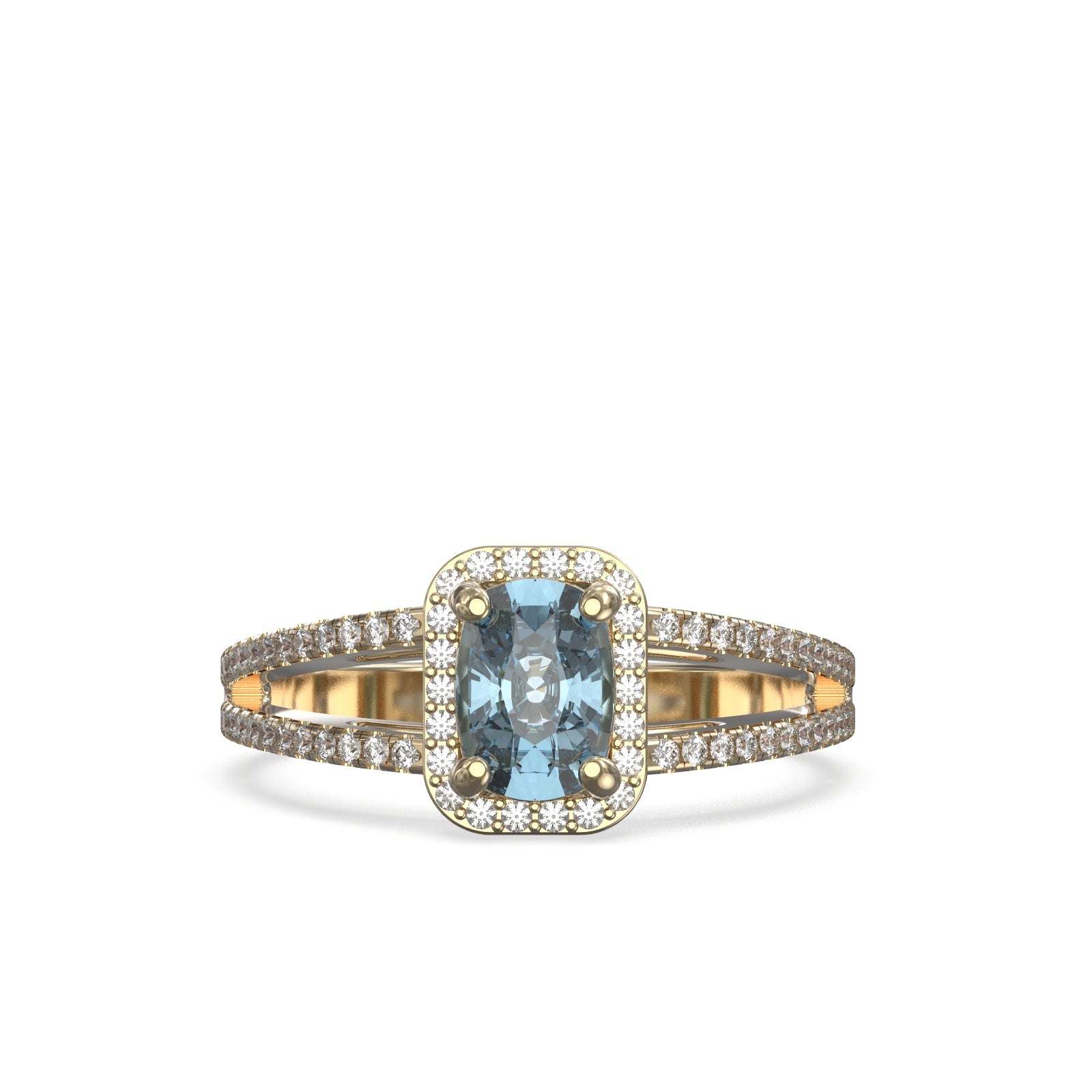 aquamarine engagement ring