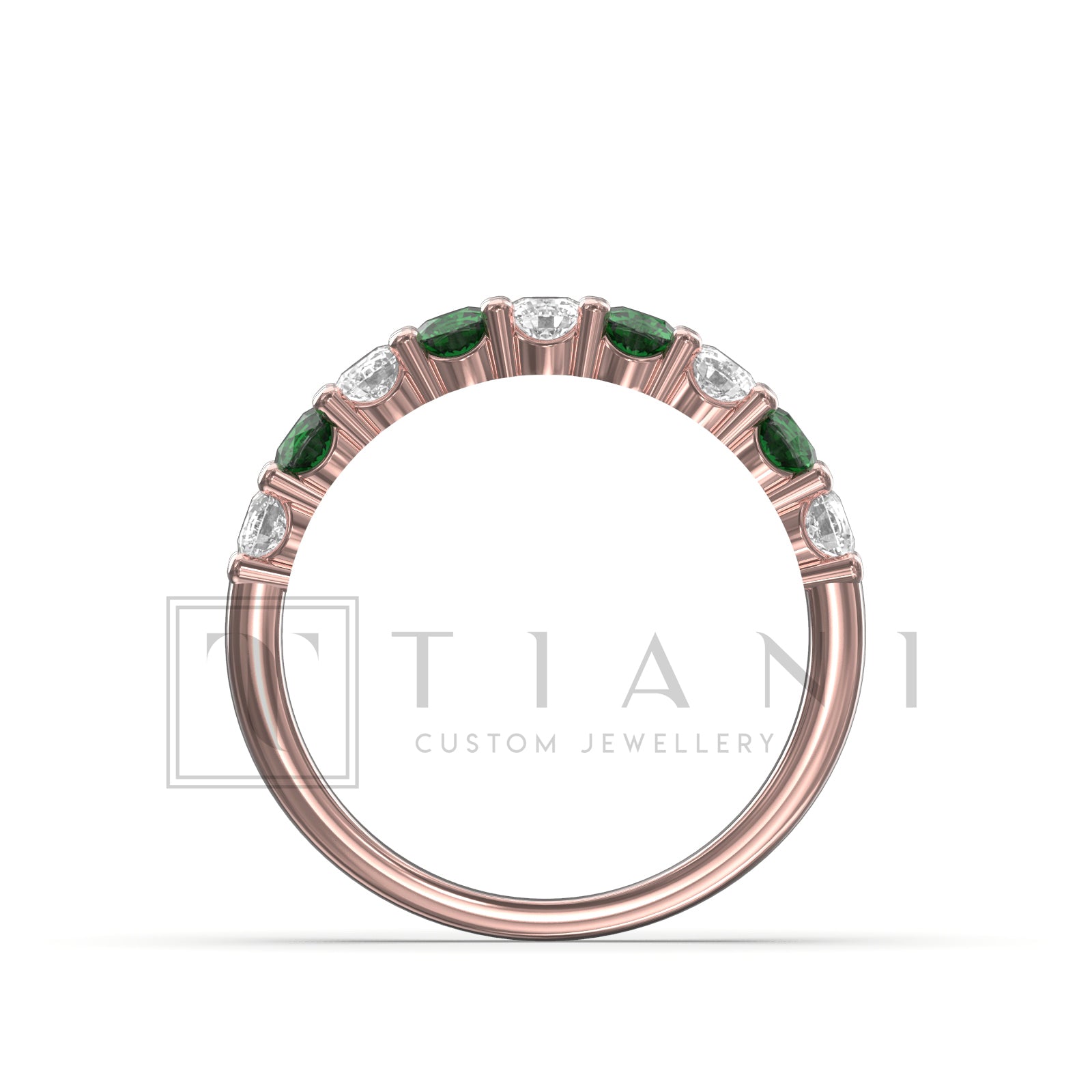 emerald eternity ring