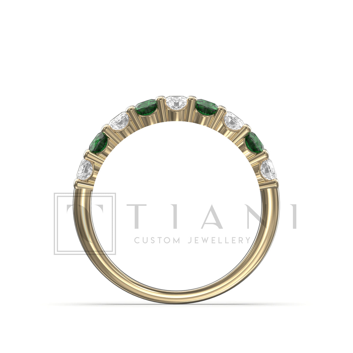 emerald eternity ring