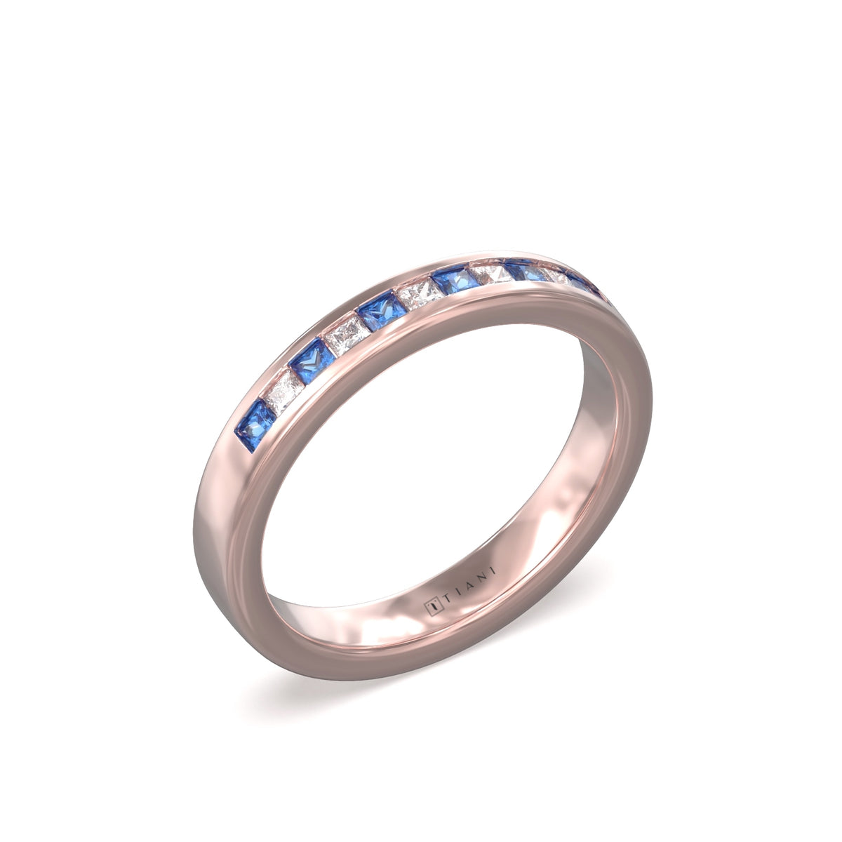 sapphire wedding band