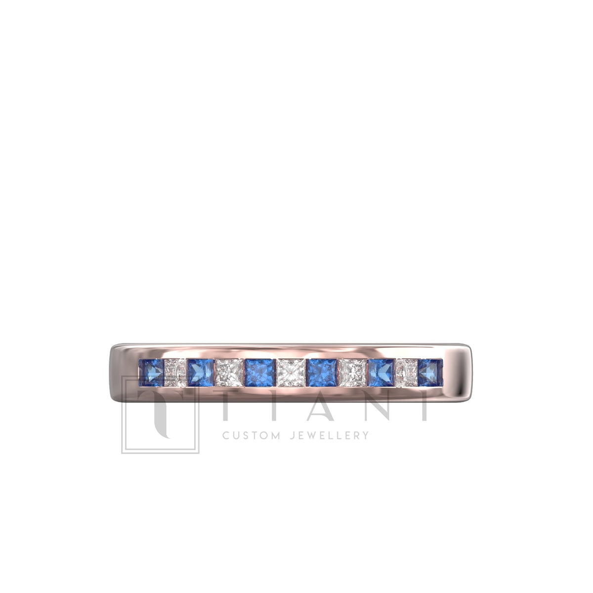 sapphire wedding band