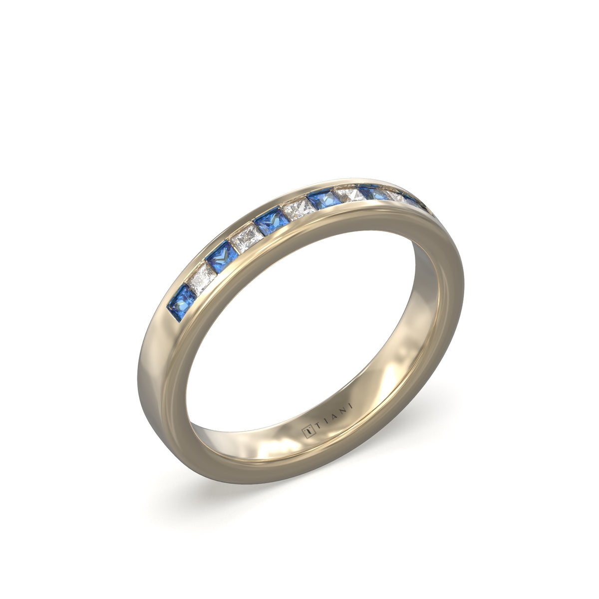 sapphire wedding band