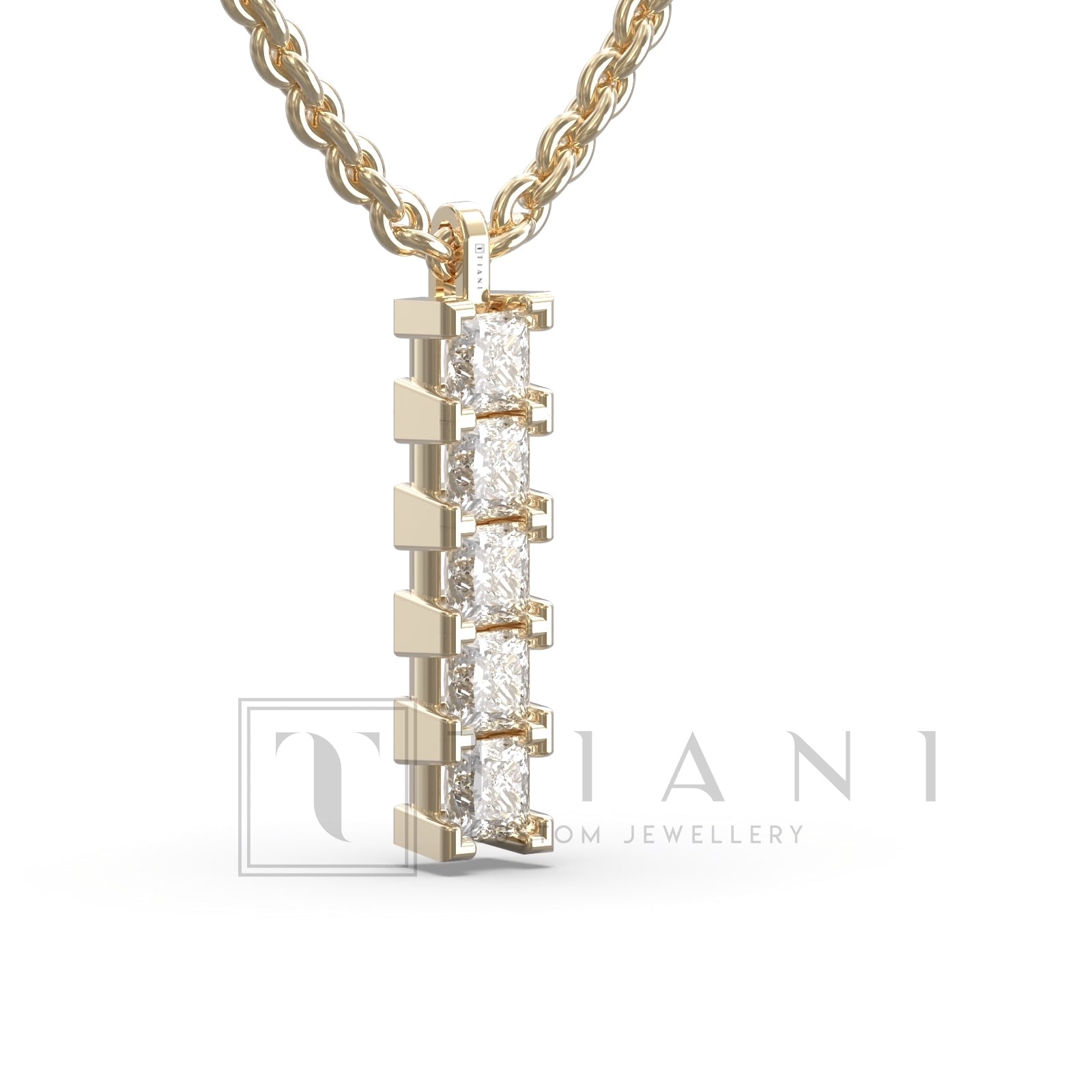 drop diamond necklace