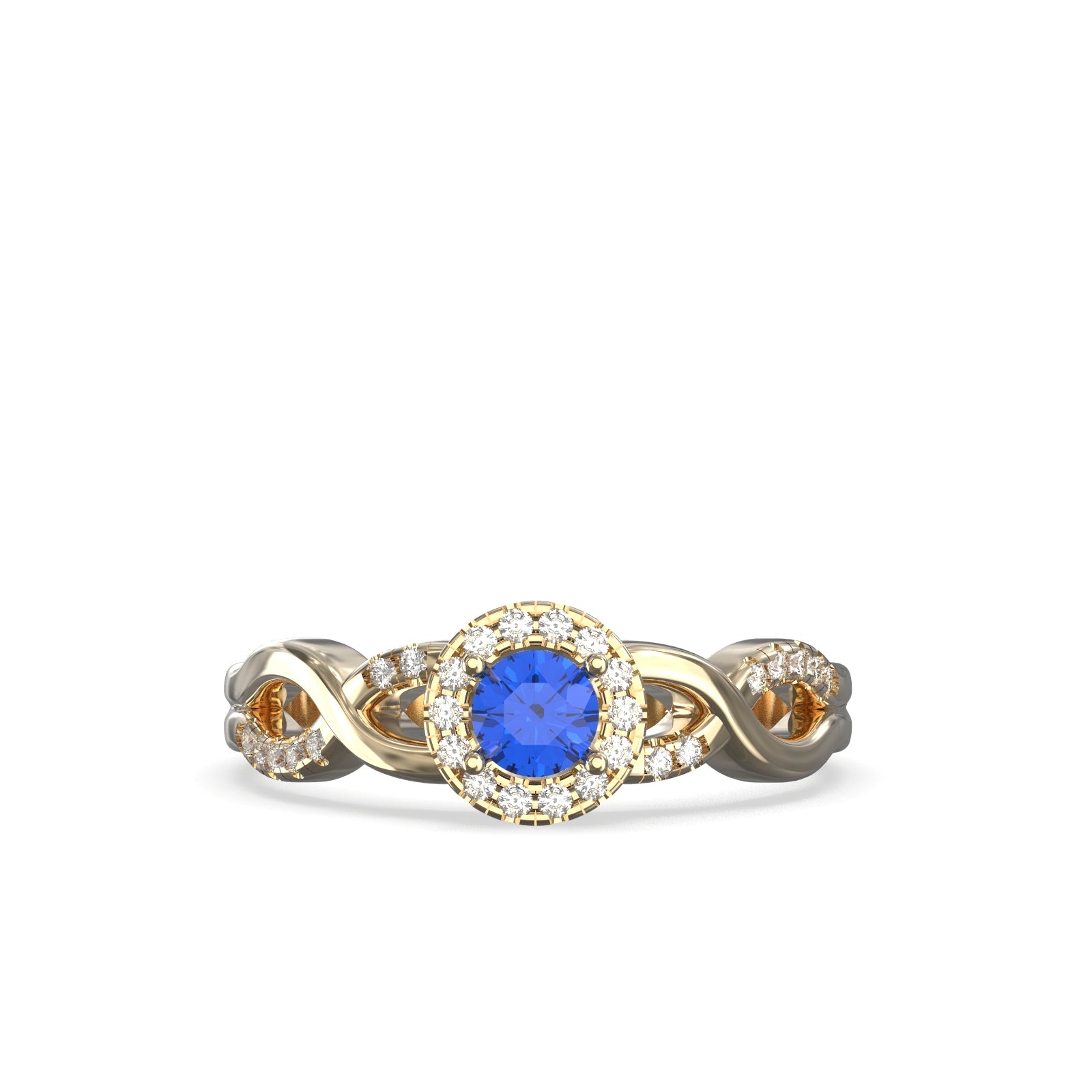 sapphire and diamond ring