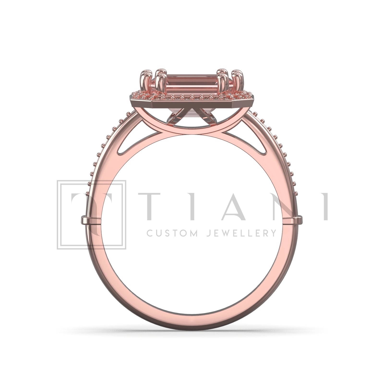 morganite engagement ring