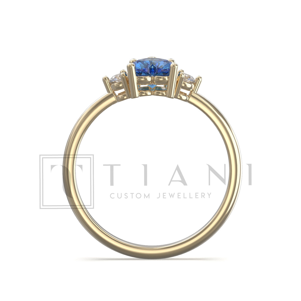 blue sapphire ring
