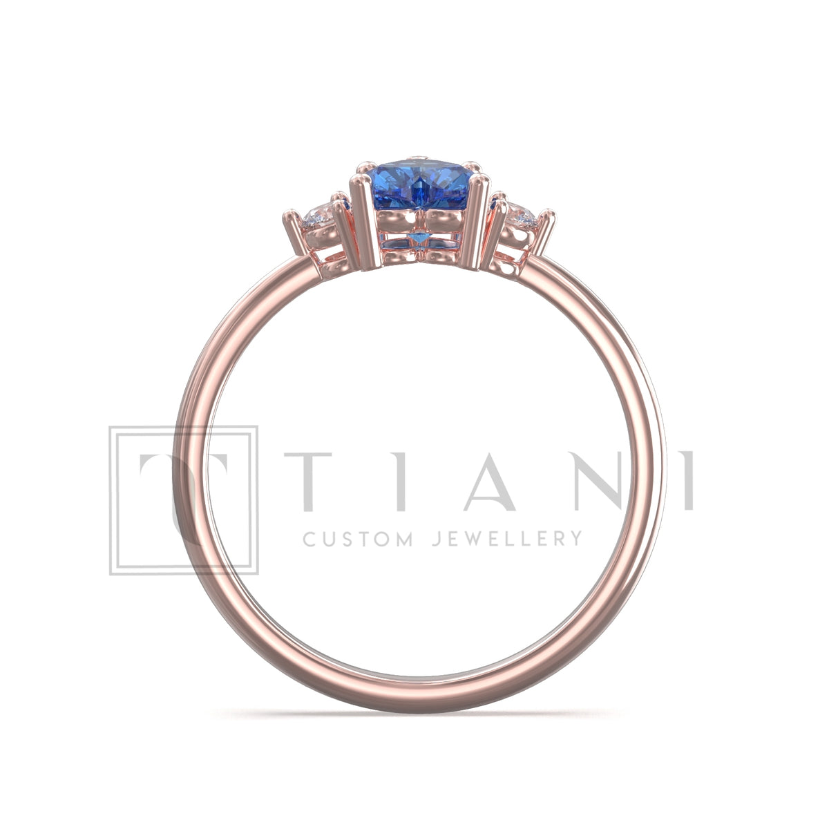 blue sapphire ring