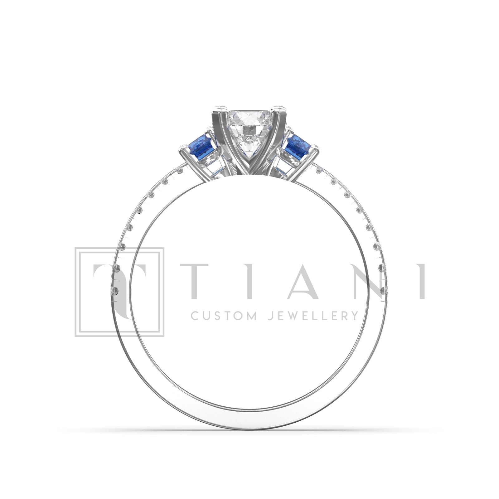 natural sapphire ring