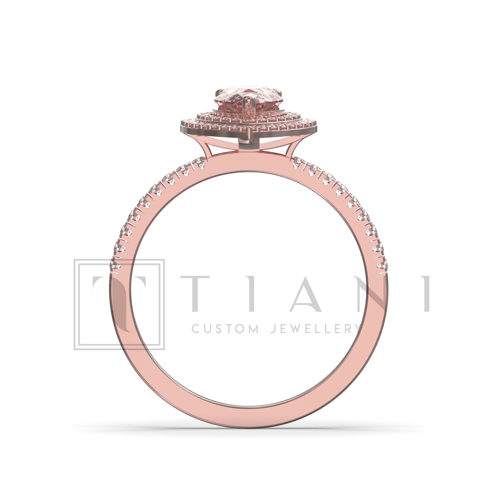 diamond halo engagement ring