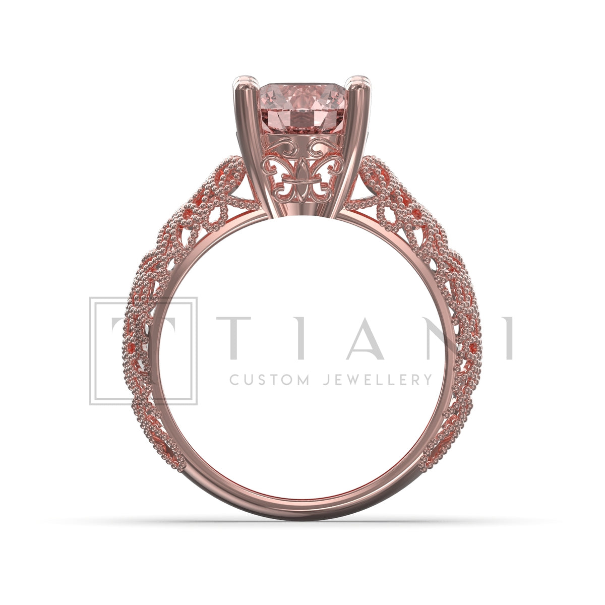 art deco engagement ring