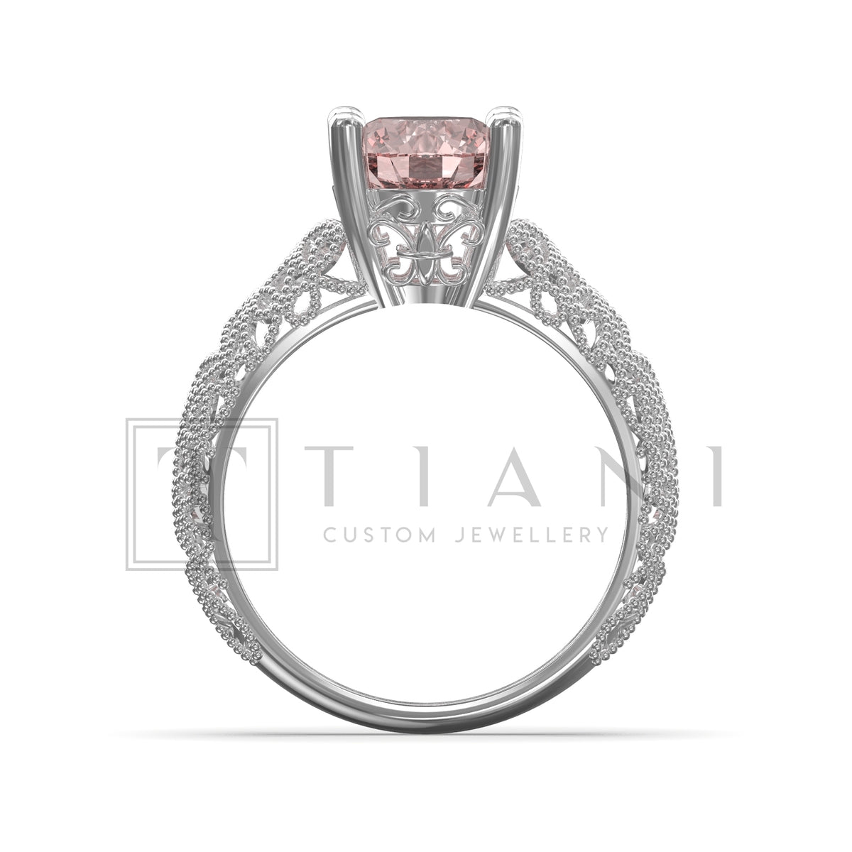 art deco engagement ring