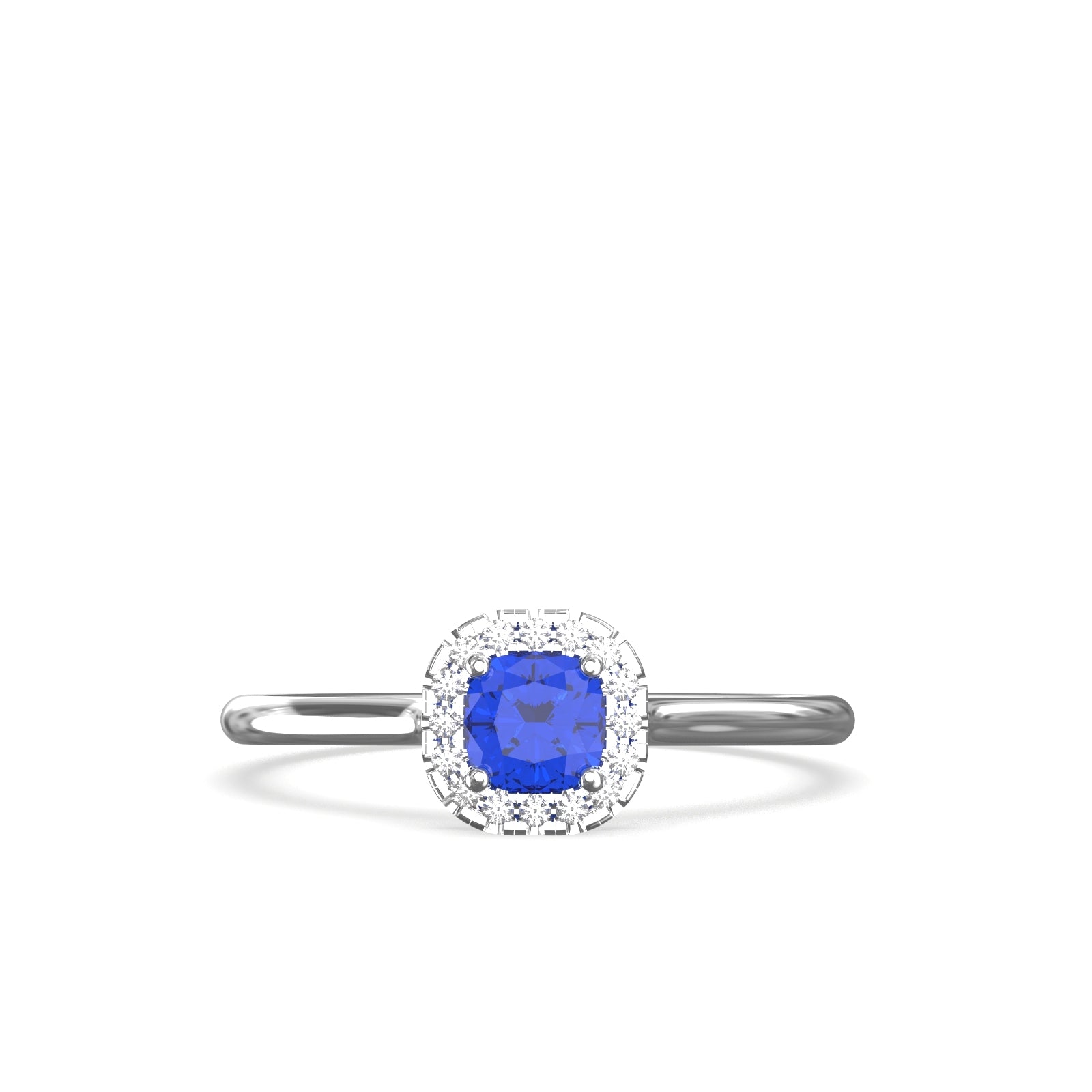 blue sapphire engagement ring