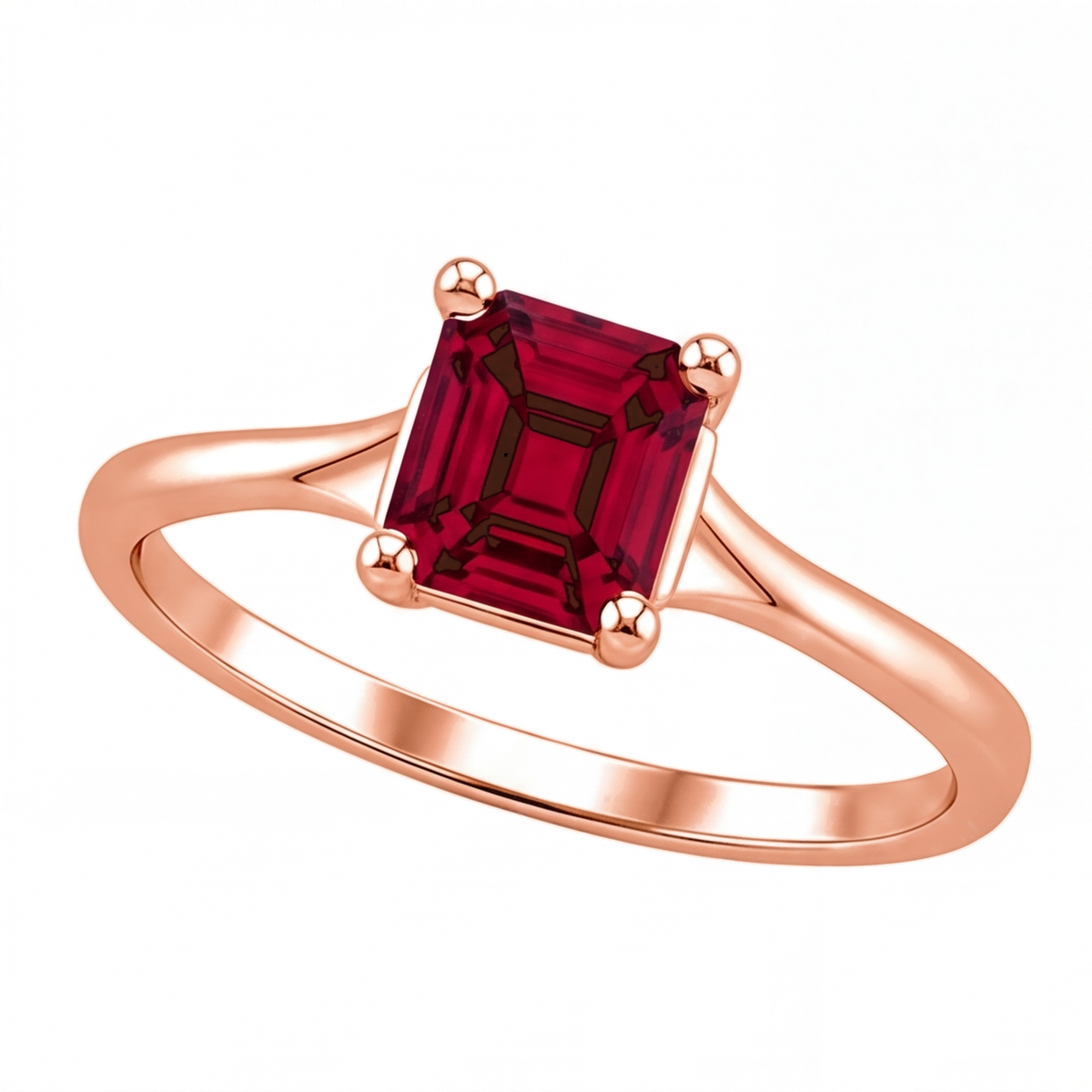 Xiomara engagement ring by Tiani Jewellery shown in rose gold, white gold and yellow gold.