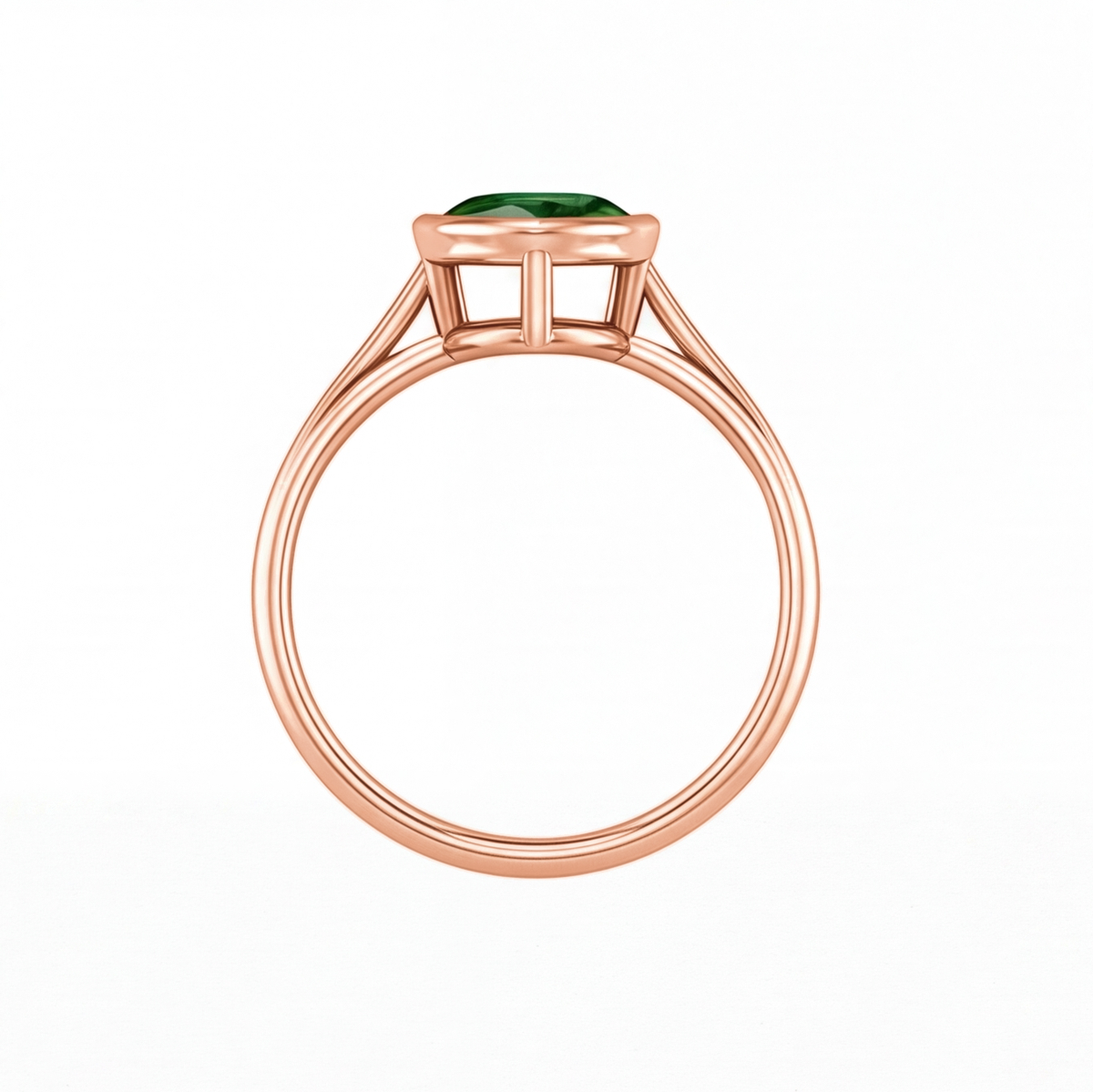 Brisa engagement ring by Tiani Jewellery shown in rose gold, white gold and yellow gold.