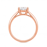 Oona engagement ring by Tiani Jewellery shown in rose gold, white gold and yellow gold.