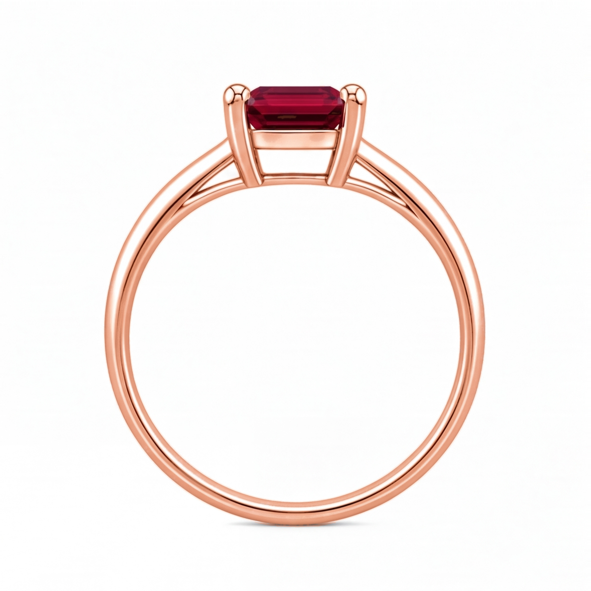 Xiomara engagement ring by Tiani Jewellery shown in rose gold, white gold and yellow gold.