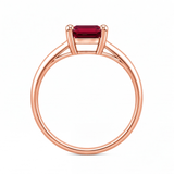 Xiomara engagement ring by Tiani Jewellery shown in rose gold, white gold and yellow gold.