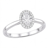 Jocasta engagement ring by Tiani Jewellery shown in rose gold, white gold and yellow gold.