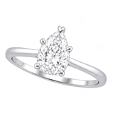 Oona engagement ring by Tiani Jewellery shown in rose gold, white gold and yellow gold.