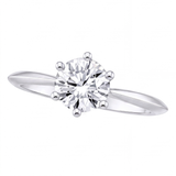 Davina engagement ring by Tiani Jewellery shown in rose gold, white gold and yellow gold.