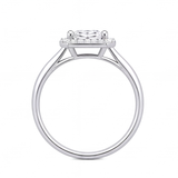 Katia engagement ring by Tiani Jewellery shown in rose gold, white gold and yellow gold.