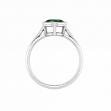 Brisa engagement ring by Tiani Jewellery shown in rose gold, white gold and yellow gold.