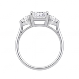 Ulani engagement ring by Tiani Jewellery shown in rose gold, white gold and yellow gold.