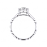 Yvonne engagement ring by Tiani Jewellery shown in rose gold, white gold and yellow gold. 