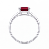 Xiomara engagement ring by Tiani Jewellery shown in rose gold, white gold and yellow gold.