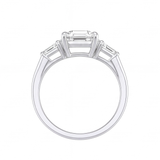 Celine engagement ring by Tiani Jewellery shown in rose gold, white gold and yellow gold.
