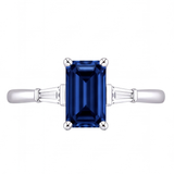Raisa engagement ring by Tiani Jewellery shown in rose gold, white gold and yellow gold.