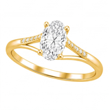 Iona engagement ring by Tiani Jewellery shown in rose gold, white gold and yellow gold.