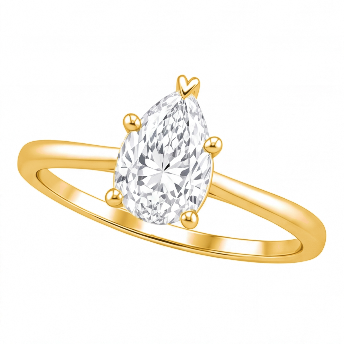 Oona engagement ring by Tiani Jewellery shown in rose gold, white gold and yellow gold.
