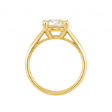 Davina engagement ring by Tiani Jewellery shown in rose gold, white gold and yellow gold.