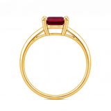 Xiomara engagement ring by Tiani Jewellery shown in rose gold, white gold and yellow gold.