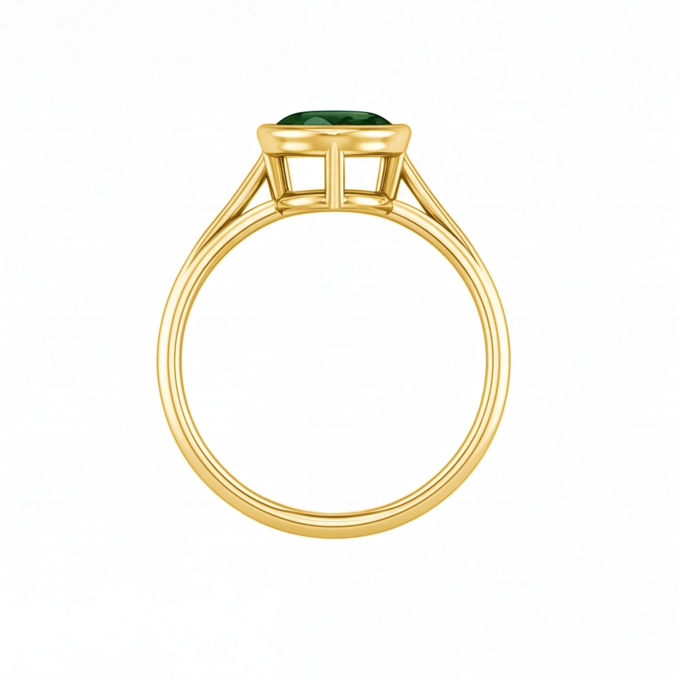 Brisa engagement ring by Tiani Jewellery shown in rose gold, white gold and yellow gold.