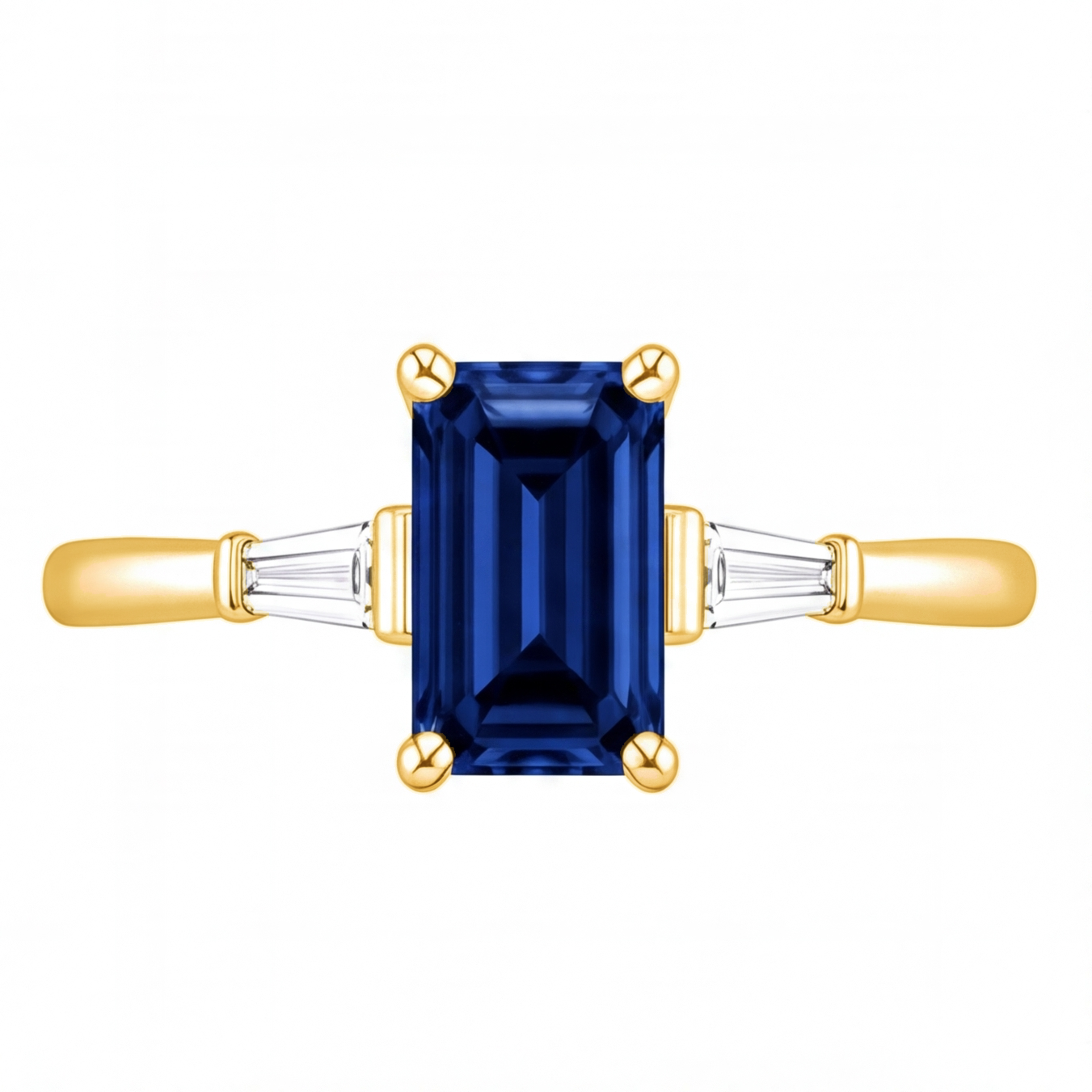 Raisa engagement ring by Tiani Jewellery shown in rose gold, white gold and yellow gold.