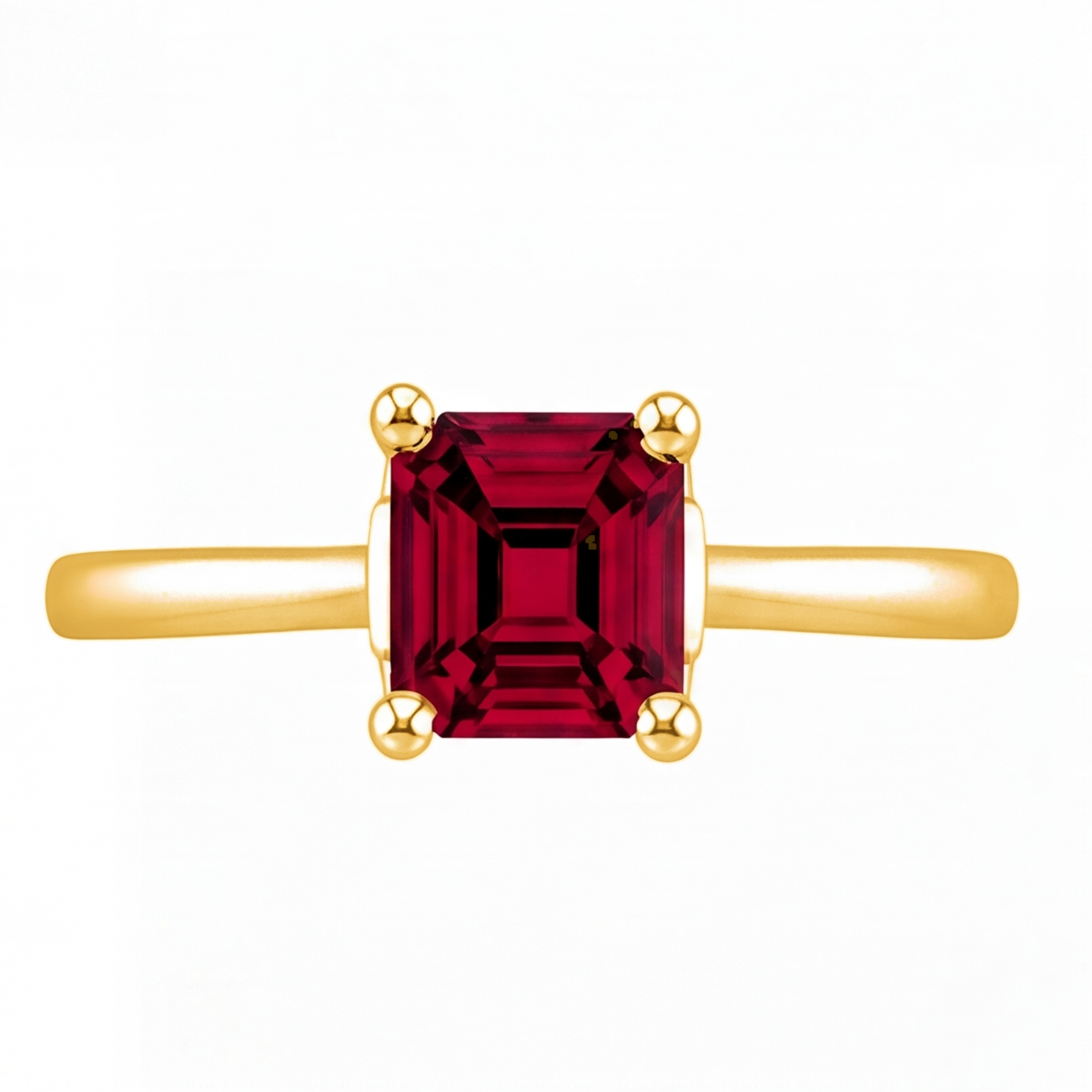 Xiomara engagement ring by Tiani Jewellery shown in rose gold, white gold and yellow gold.
