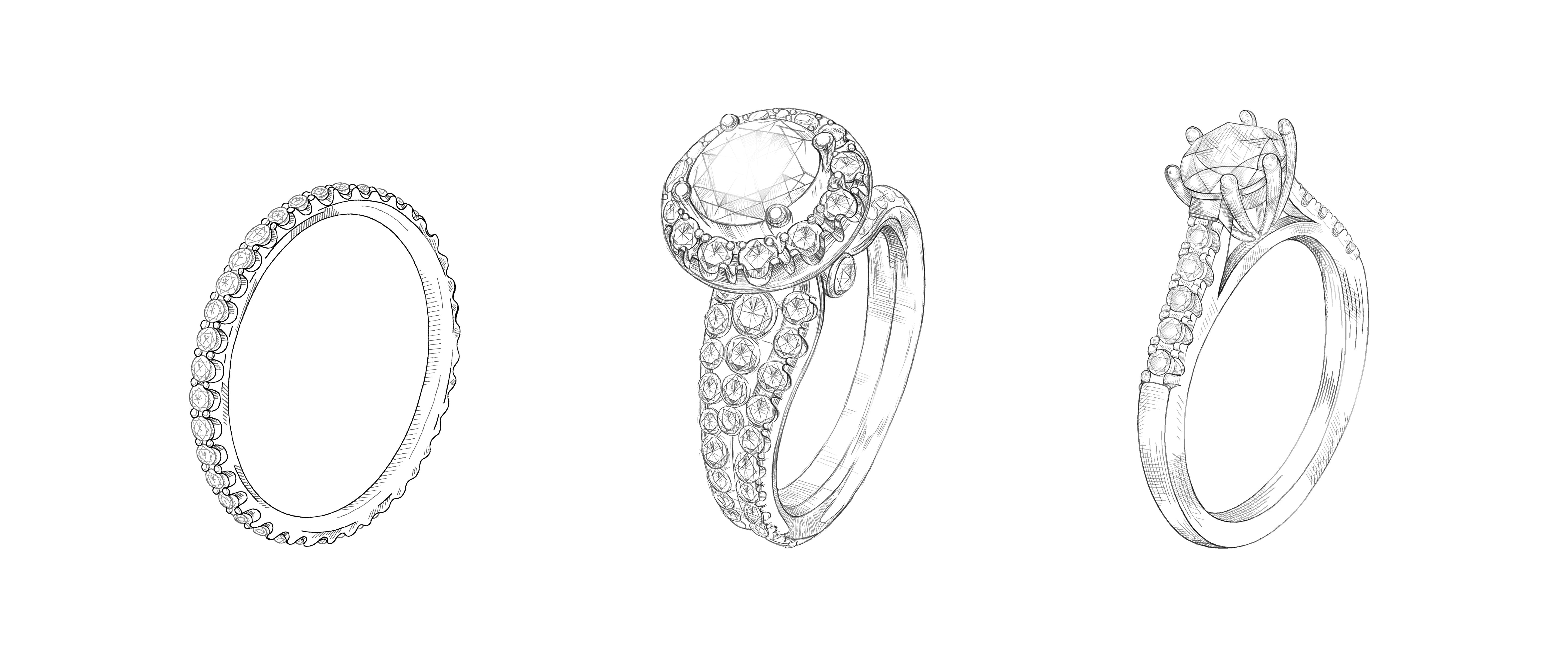 Tiani Custom Jewellery - Silver rings collection