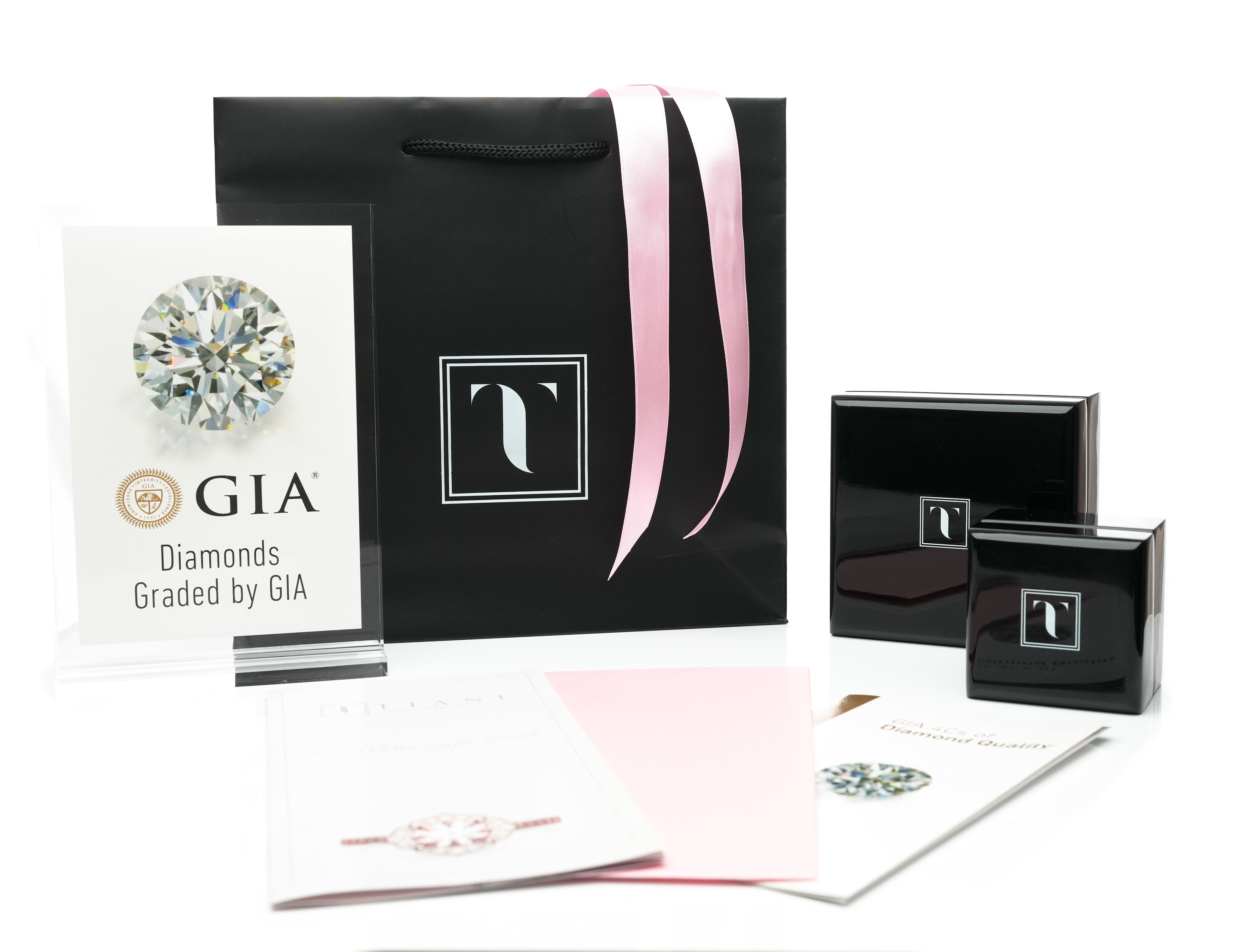 GIA certified diamonds & luxury packaging