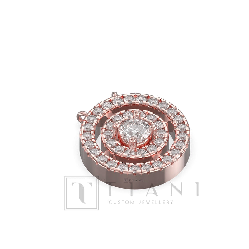 halo diamond necklace